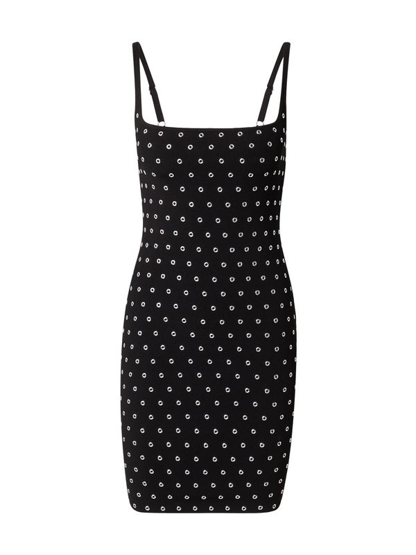 MICHAEL Michael Kors MICHAEL Michael Kors Obleka  črna / srebrna