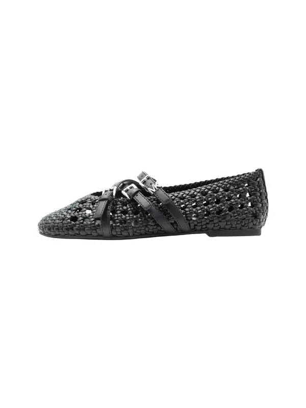 MICHAEL Michael Kors MICHAEL Michael Kors Odprte balerinke 'INDY'  črna