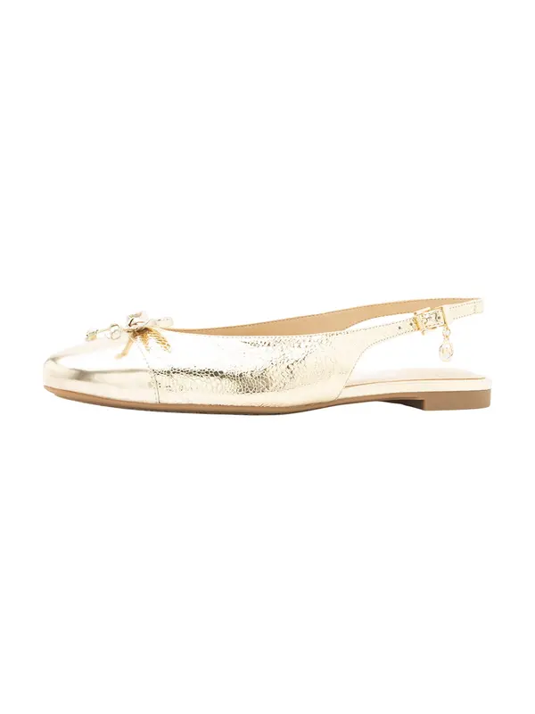 MICHAEL Michael Kors MICHAEL Michael Kors Odprte balerinke 'PIPER'  zlata
