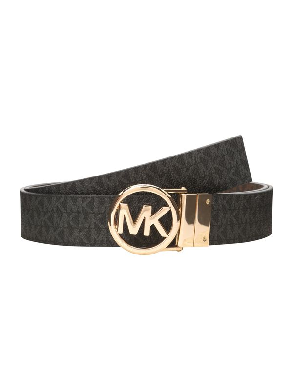 MICHAEL Michael Kors MICHAEL Michael Kors Pas  rjava / temno rjava / zlata / črna