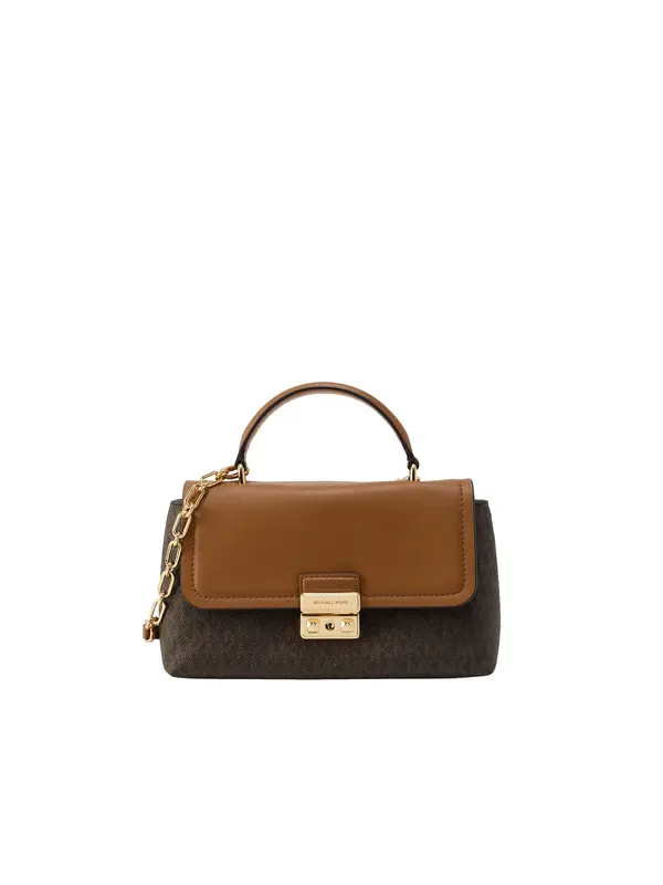 MICHAEL Michael Kors MICHAEL Michael Kors Ročna torbica  karamel / temno rjava