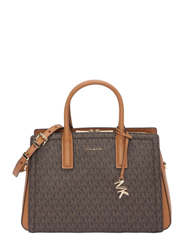 MICHAEL Michael Kors MICHAEL Michael Kors Ročna torbica  rjava / temno rjava / zlata