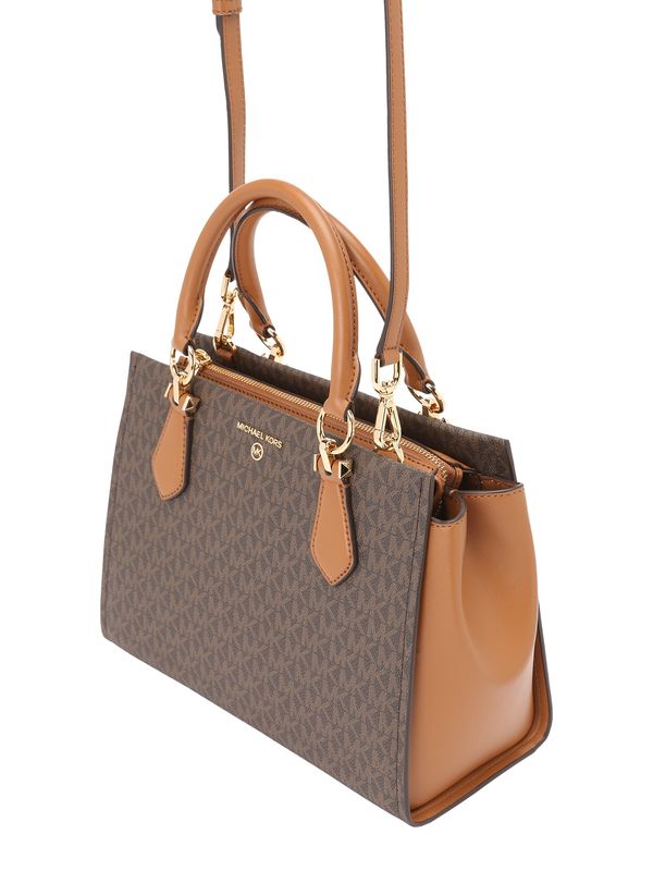 MICHAEL Michael Kors MICHAEL Michael Kors Ročna torbica  svetlo bež / temno rjava