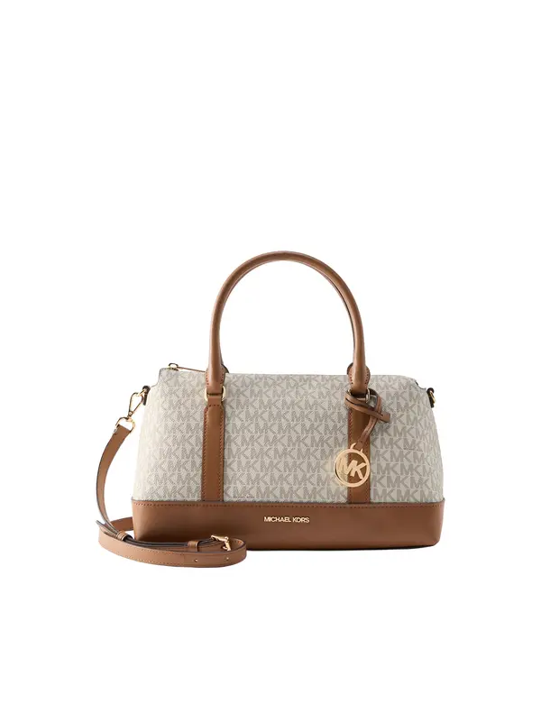 MICHAEL Michael Kors MICHAEL Michael Kors Ročna torbica  umbra / off-bela