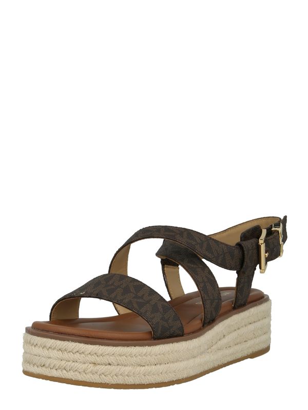 MICHAEL Michael Kors MICHAEL Michael Kors Sandali  rjava / temno rjava