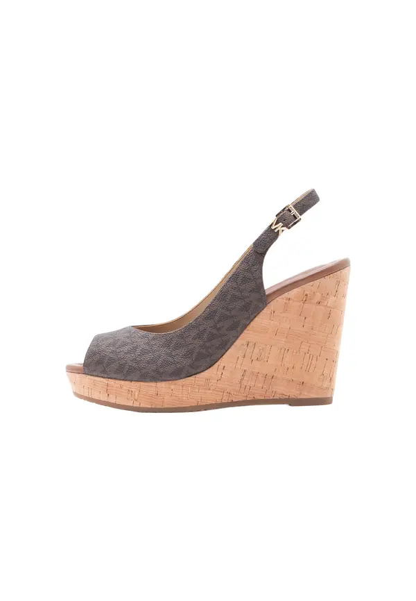 MICHAEL Michael Kors MICHAEL Michael Kors Sandali 'ROSIE'  rjava / temno rjava