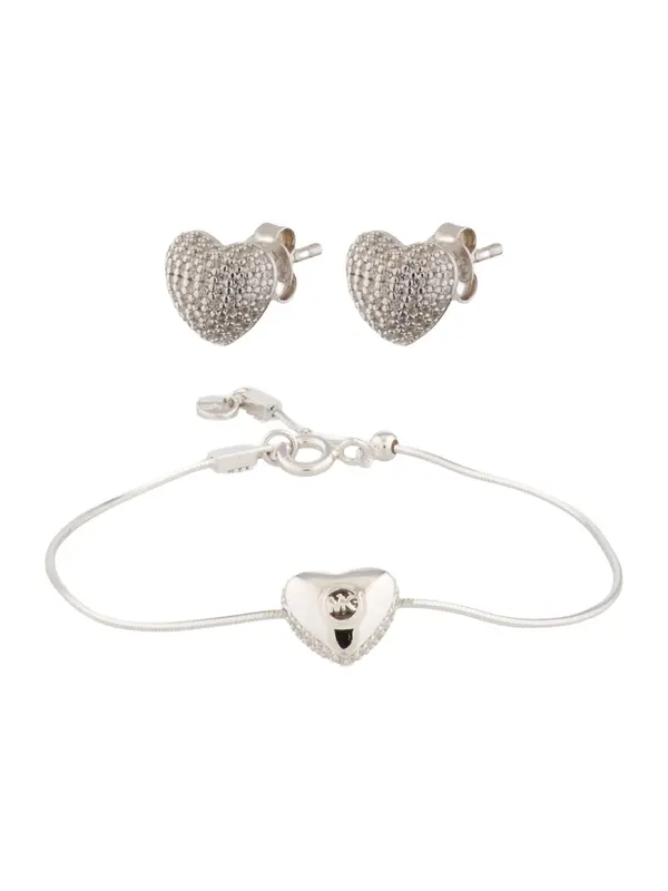 MICHAEL Michael Kors MICHAEL Michael Kors Set nakita 'LOVE'  srebrna