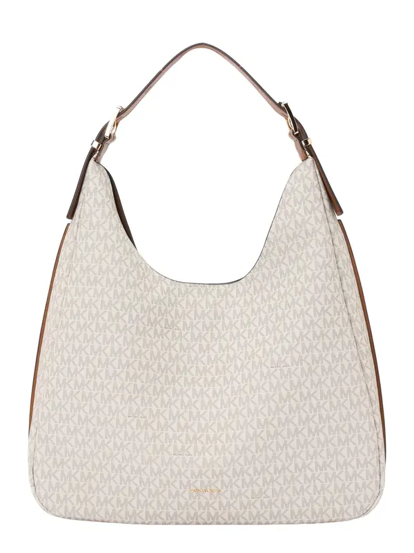 MICHAEL Michael Kors MICHAEL Michael Kors Torba za čez ramo  ecru / karamel / siva