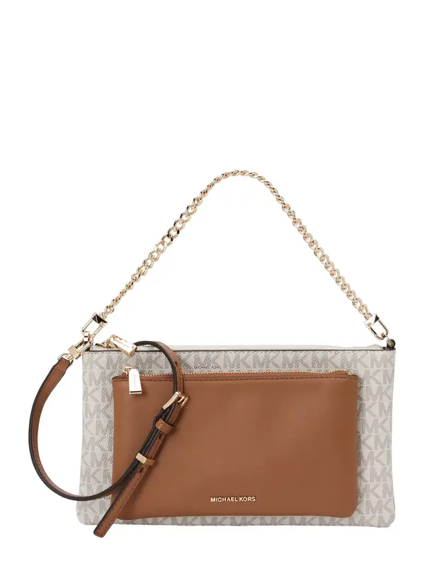 MICHAEL Michael Kors MICHAEL Michael Kors Torba za čez ramo  kremna / karamel / zlata / svetlo siva / jabolko
