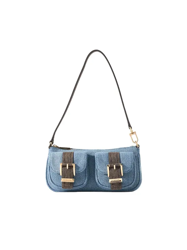 MICHAEL Michael Kors MICHAEL Michael Kors Torba za čez ramo  moder denim / čokolada