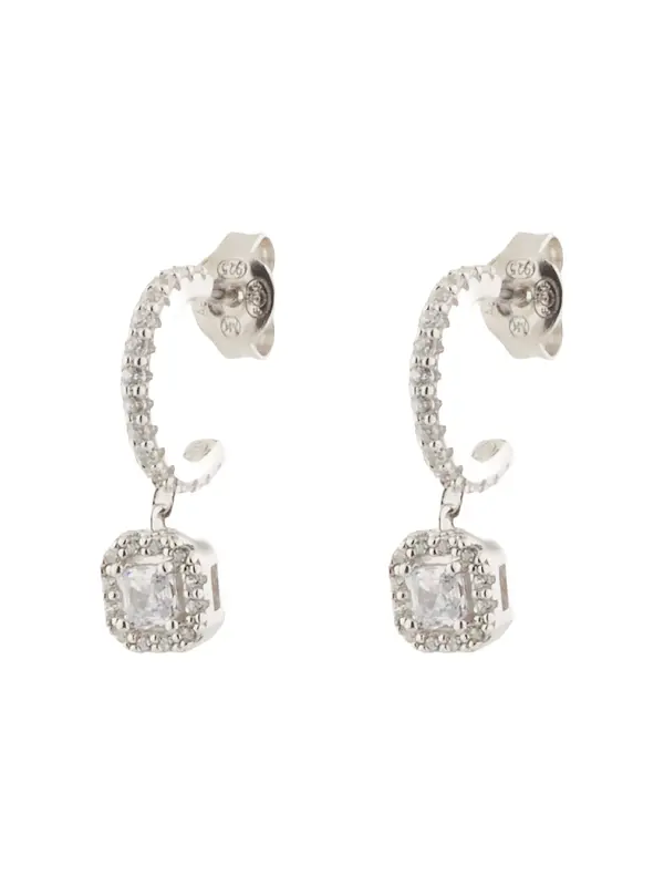 MICHAEL Michael Kors MICHAEL Michael Kors Uhani 'BRILLIANCE'  srebrna