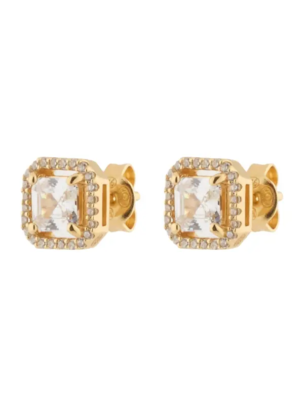 MICHAEL Michael Kors MICHAEL Michael Kors Uhani 'BRILLIANCE'  zlata / transparentna