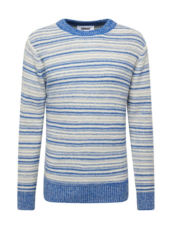 minimum minimum Pulover 'Unid 3447'  modra / off-bela