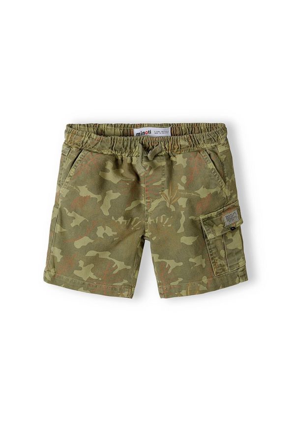 MINOTI MINOTI Hlače  kaki / oliva / temno zelena