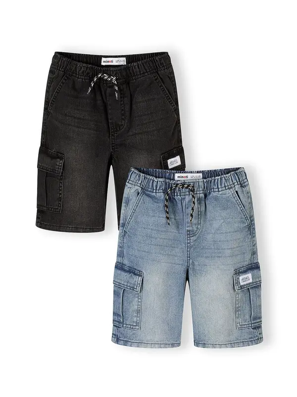 MINOTI MINOTI Hlače  moder denim / črn denim