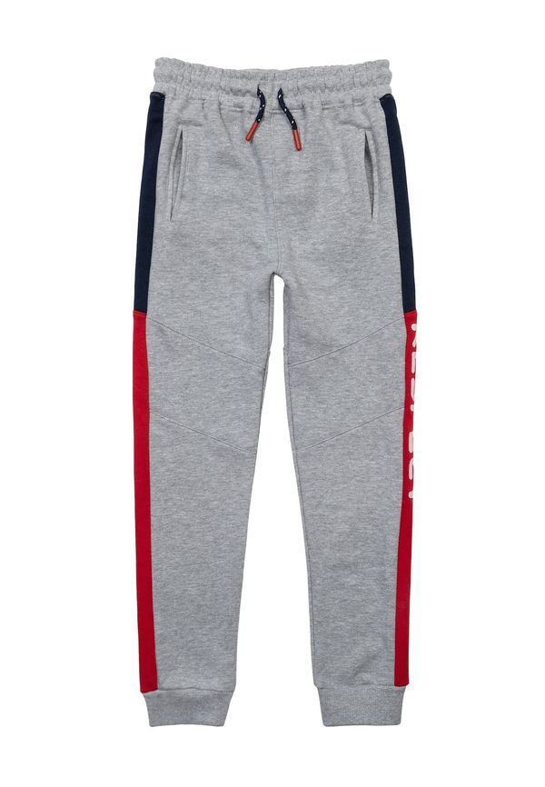 MINOTI MINOTI Hlače  pegasto siva / rdeča / bela