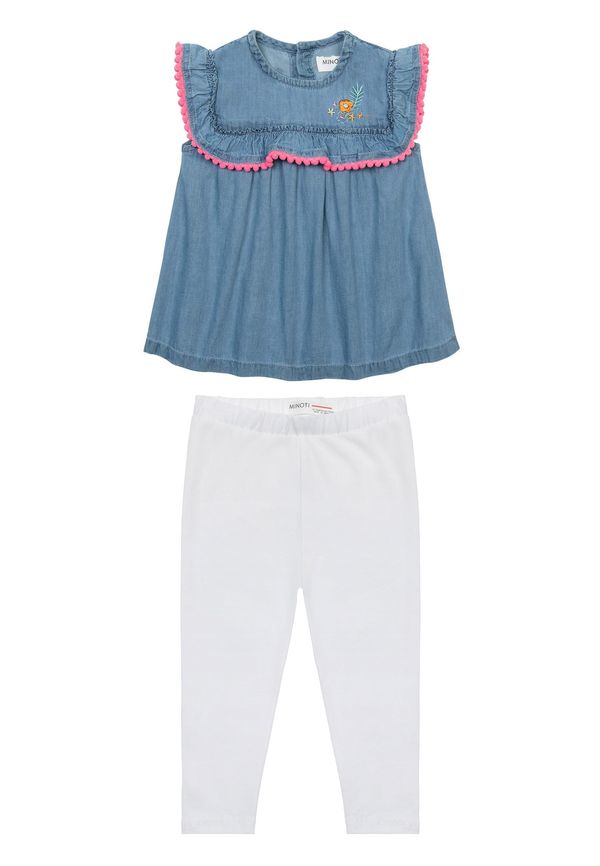 MINOTI MINOTI Komplet  svetlo modra / med / meta / roza / bela