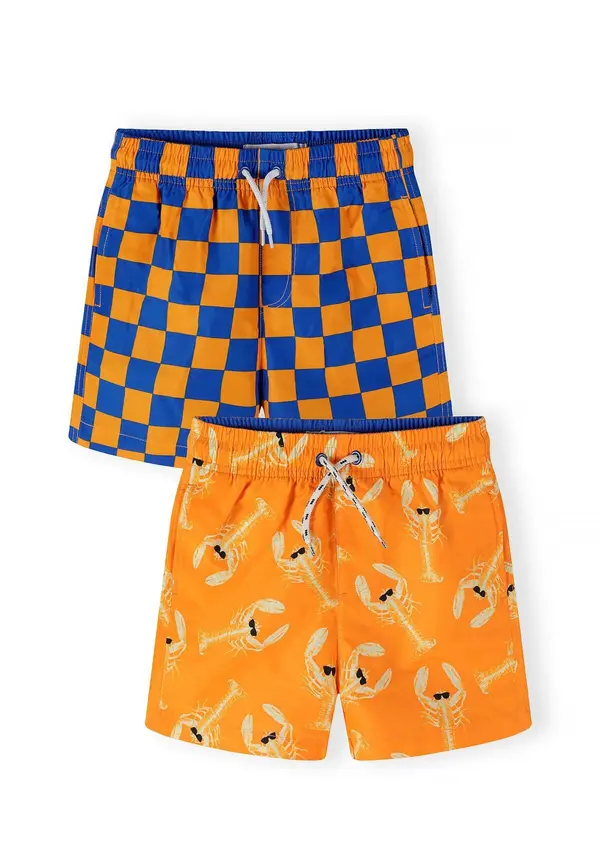 MINOTI MINOTI Kratke kopalne hlače  marine / oranžna
