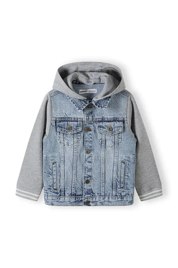 MINOTI MINOTI Prehodna jakna  moder denim / pegasto siva