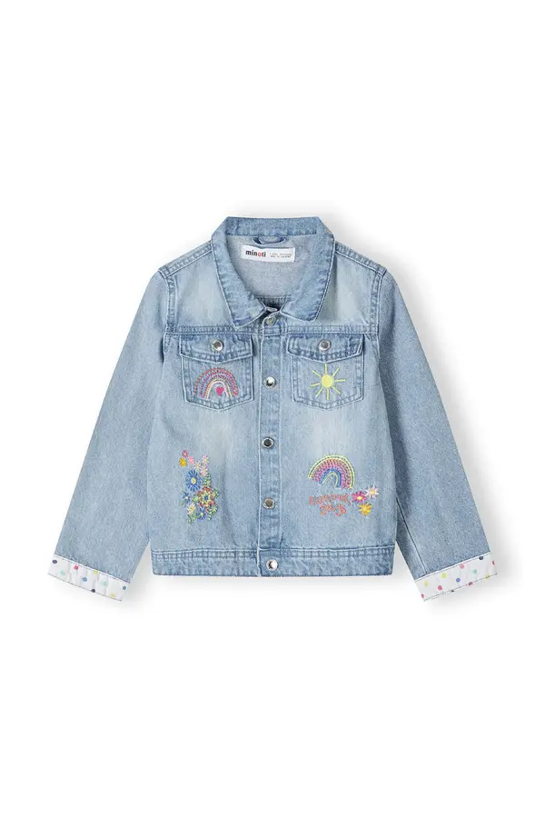 MINOTI MINOTI Prehodna jakna  moder denim / rumena / oranžna / roza