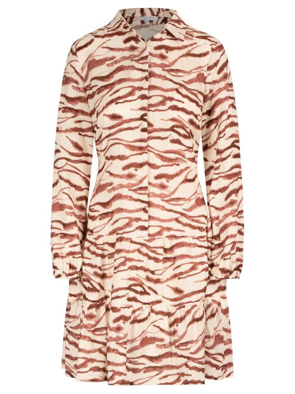 mint & mia mint & mia Dolga srajca  svetlo bež / kostanj rjava