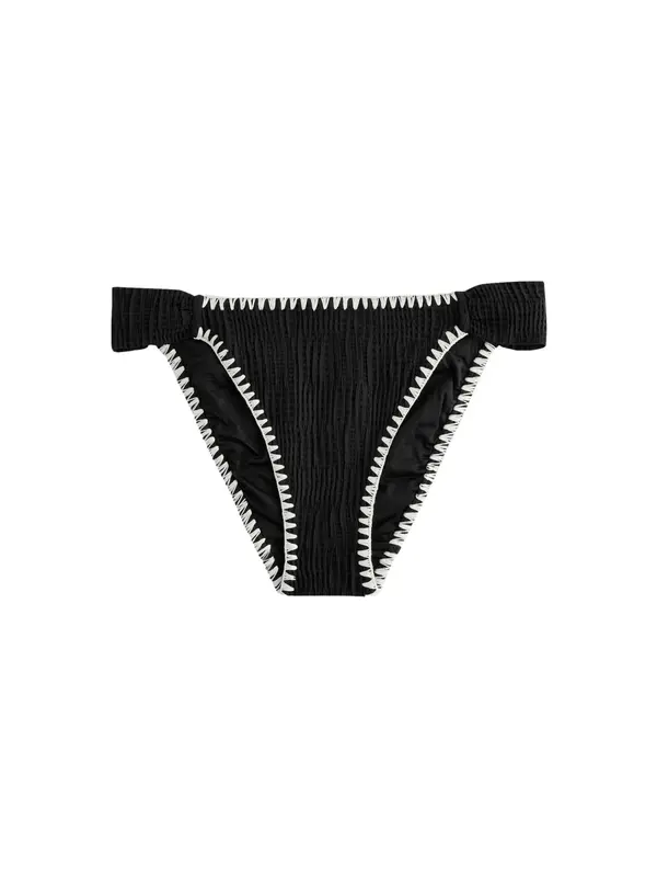 Mint Velvet Mint Velvet Bikini hlačke  svetlo bež / črna