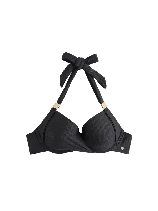 Mint Velvet Mint Velvet Bikini zgornji del  zlata / črna