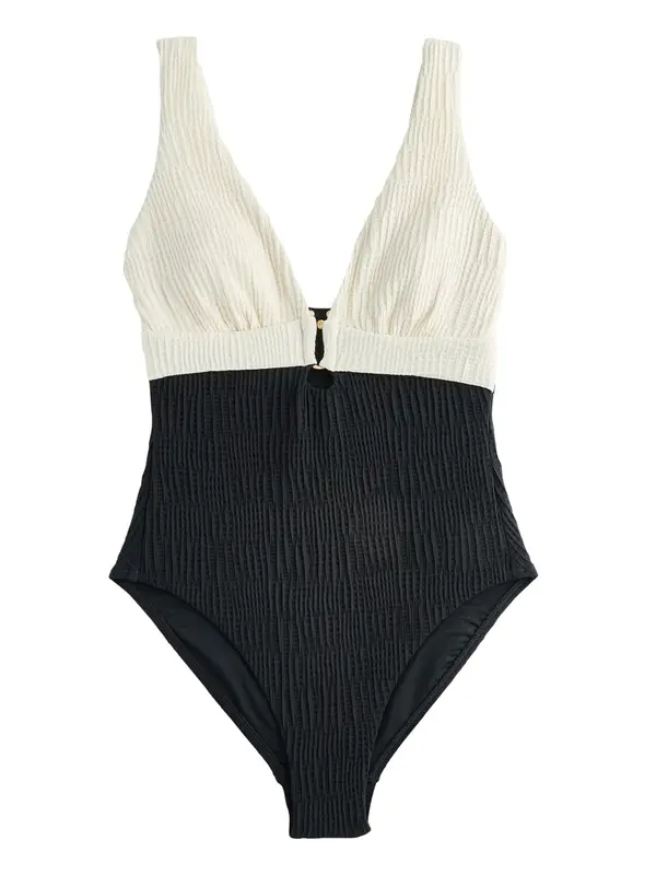 Mint Velvet Mint Velvet Enodelne kopalke  črna / volneno bela