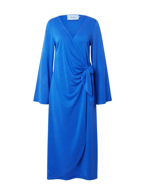 minus minus Koktejl obleka  kraljevo modra
