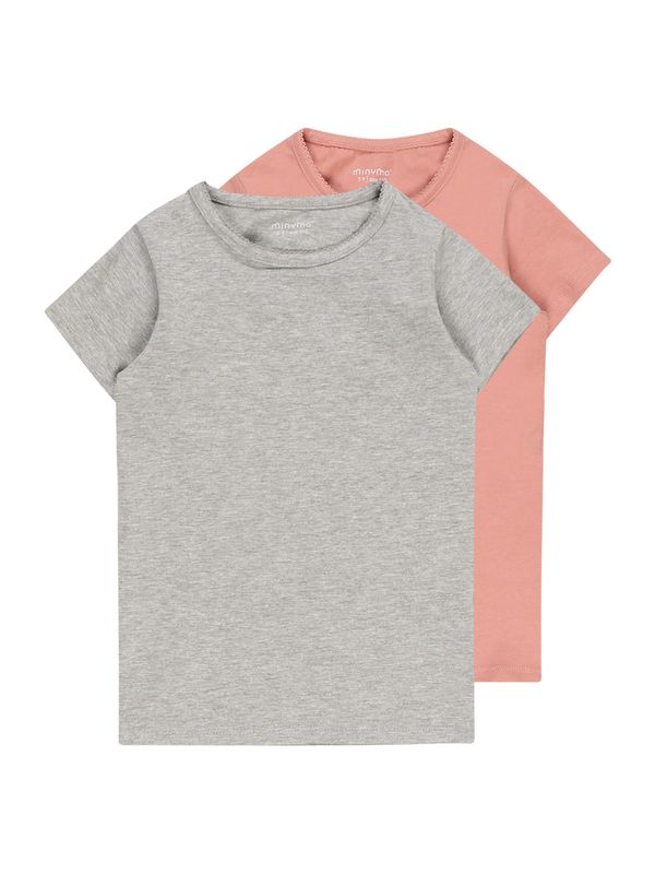 MINYMO MINYMO Majica  pegasto siva / roza