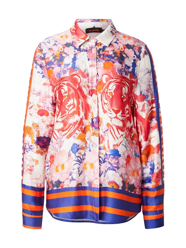 miss goodlife miss goodlife Bluza  temno modra / pastelno oranžna / pastelno roza / bela