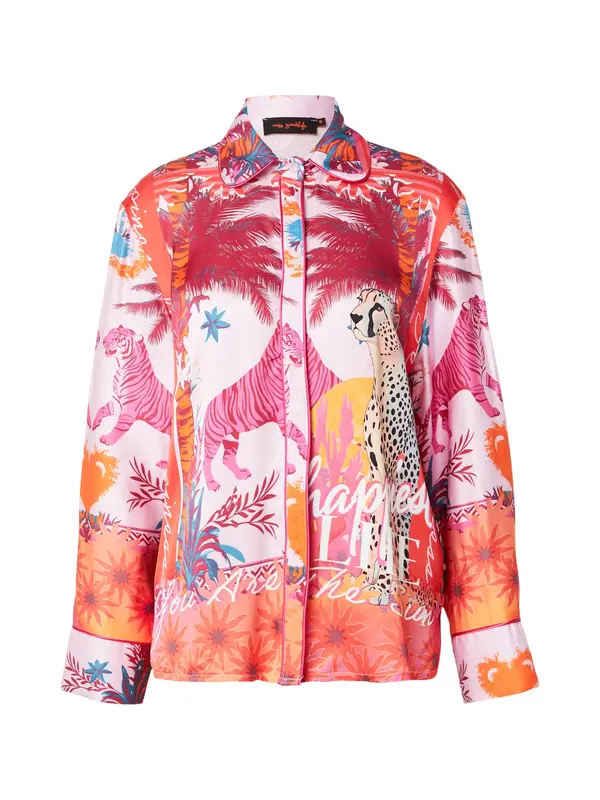 miss goodlife miss goodlife Bluza 'Tiger Heart'  bež / oranžna / roza / bela