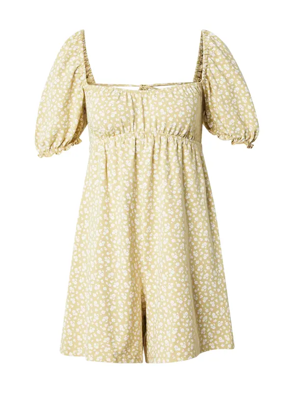 Miss Selfridge Miss Selfridge Kombinezon  pastelno rumena / bela