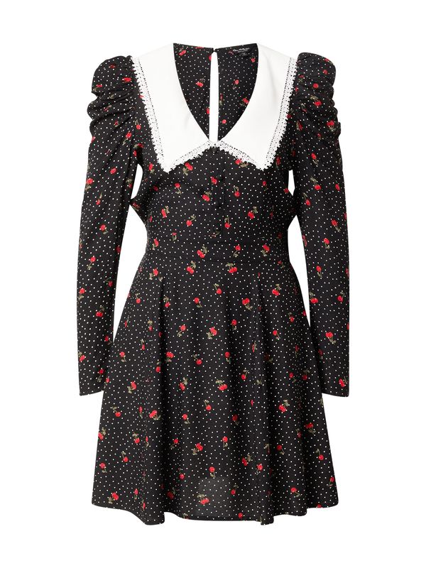 Miss Selfridge Miss Selfridge Obleka  zelena / rdeča / črna / bela