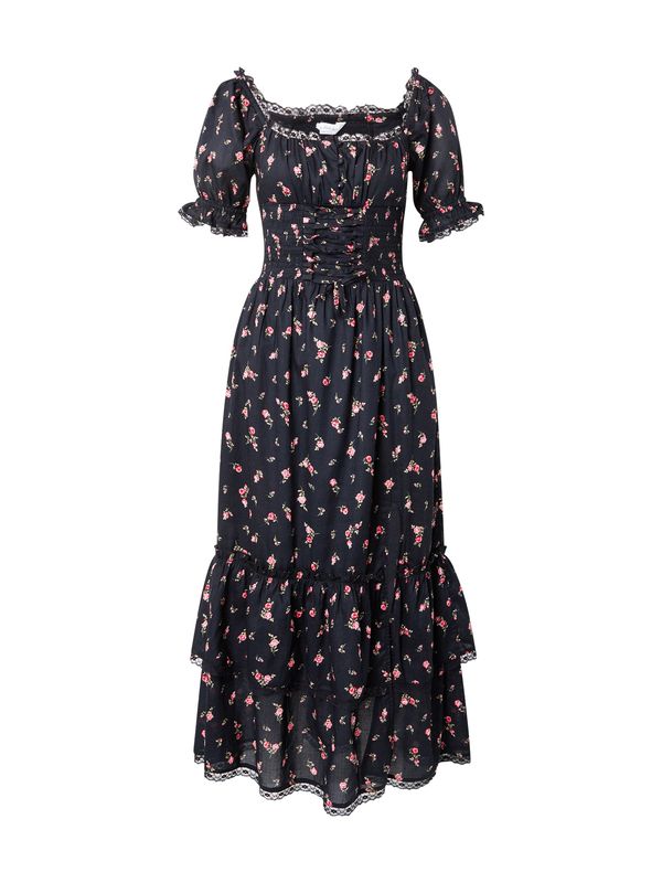 Miss Selfridge Miss Selfridge Obleka  zelena / roza / črna