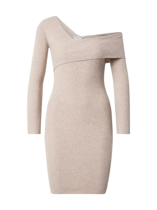 Miss Selfridge Miss Selfridge Pletena obleka  kremna