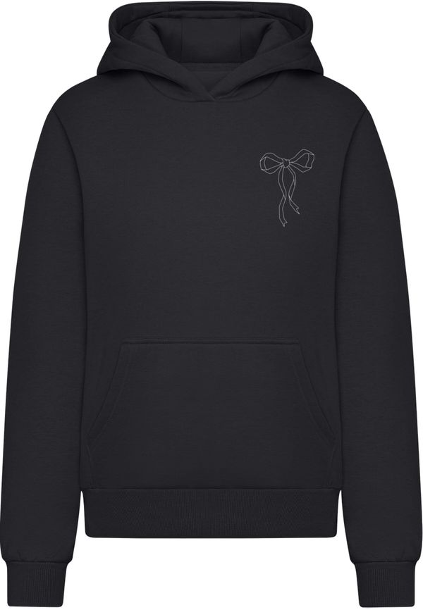 Miss Tee Miss Tee Majica 'Bow Oneliner'  črna