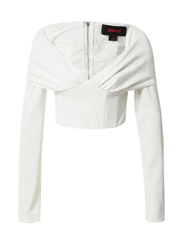 Misspap Misspap Bluza  ecru