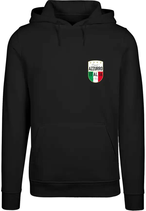 Mister Tee Mister Tee Majica 'Azurro Italia'  mešane barve / črna