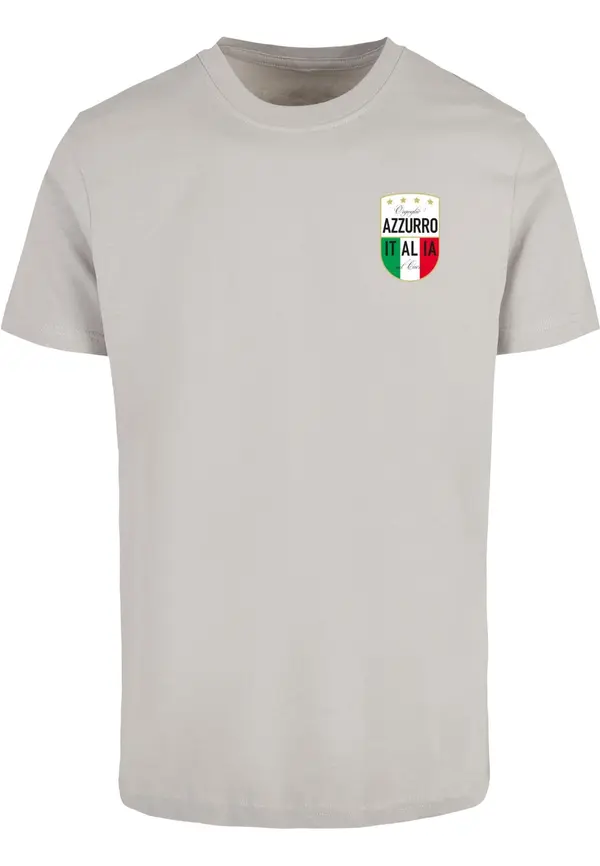 Mister Tee Mister Tee Majica 'Azurro Italia'  svetlo siva