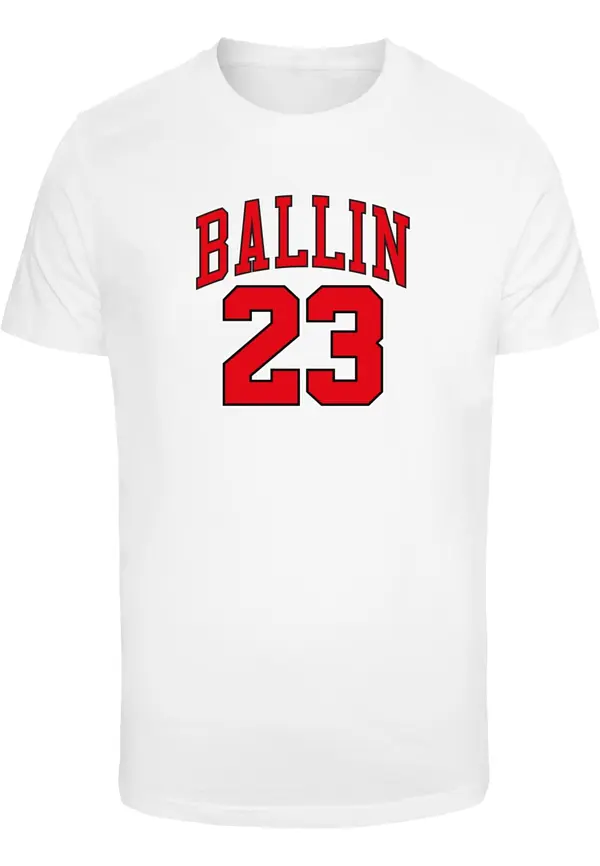Mister Tee Mister Tee Majica 'Ballin 23'  bela