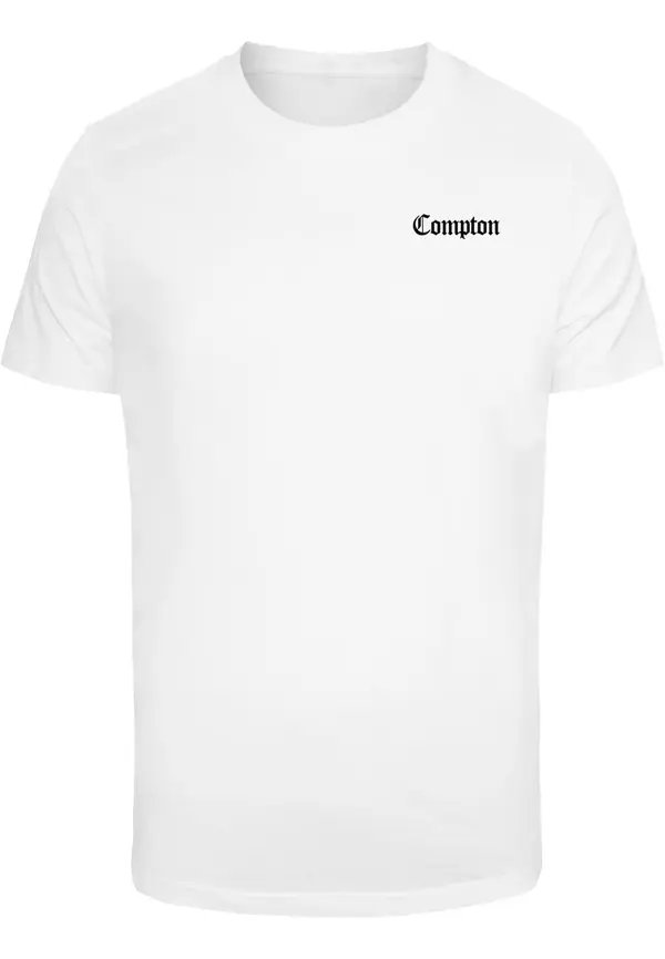 Mister Tee Mister Tee Majica 'Compton'  črna / bela