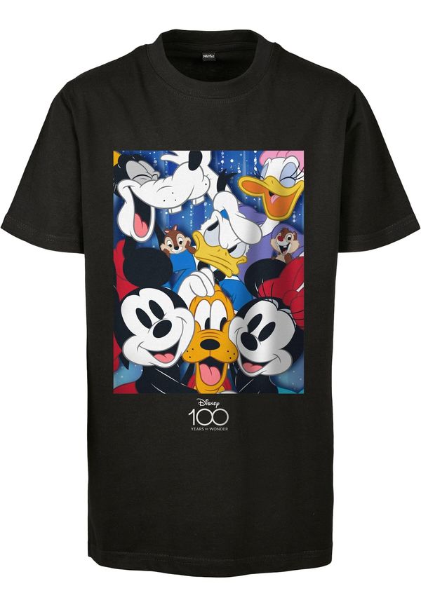 Mister Tee Mister Tee Majica 'Disney 100 Mickey & Friends'  mešane barve / črna