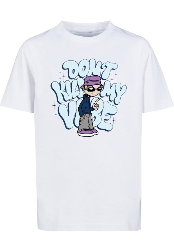 Mister Tee Mister Tee Majica 'Don't Kill My Vibe'  pastelno modra / siva / lila / bela