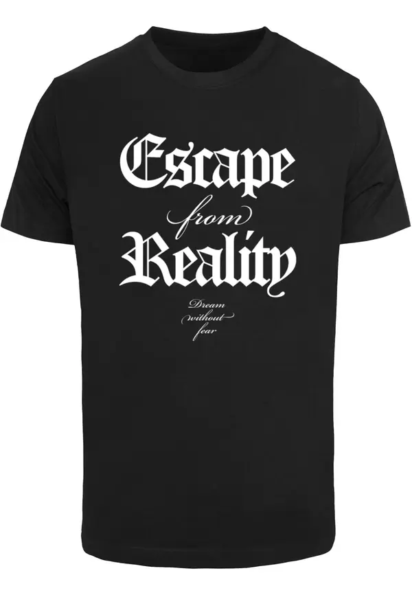 Mister Tee Mister Tee Majica 'Escape From Reality'  črna / bela