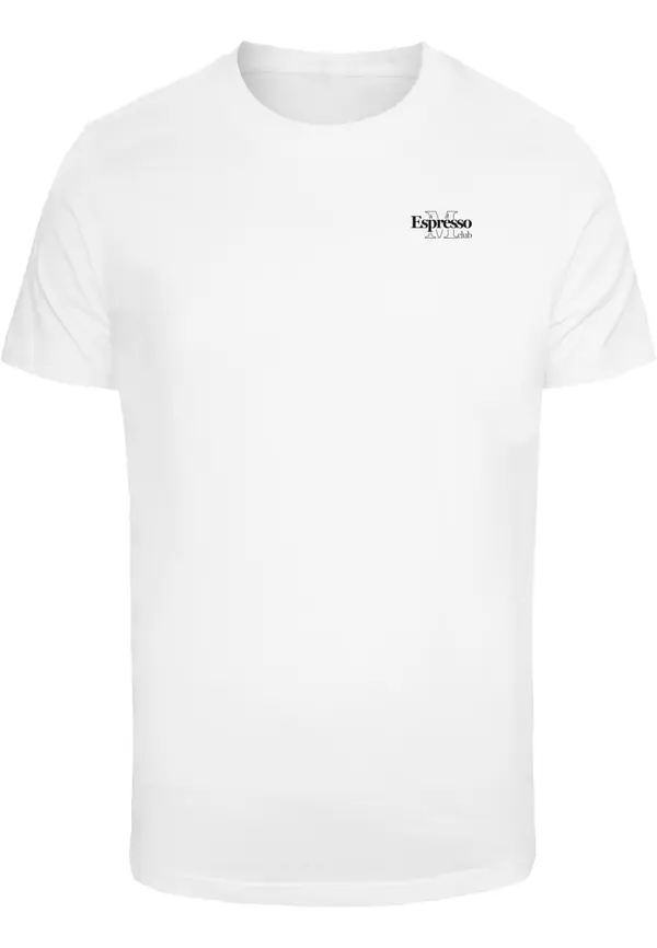 Mister Tee Mister Tee Majica 'Espresso M Club'  temno rjava / črna / bela