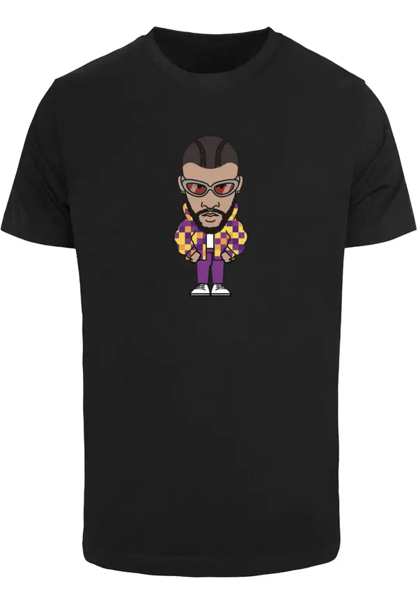 Mister Tee Mister Tee Majica 'Grow Up To Stand Out'  temno bež / rumena / lila / črna