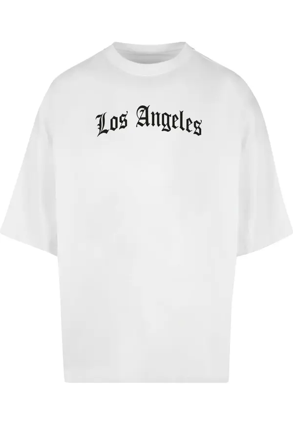 Mister Tee Mister Tee Majica 'Los Angeles'  črna / bela