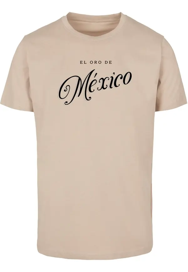 Mister Tee Mister Tee Majica 'Mexico Salt Sip Lime'  bež / mešane barve
