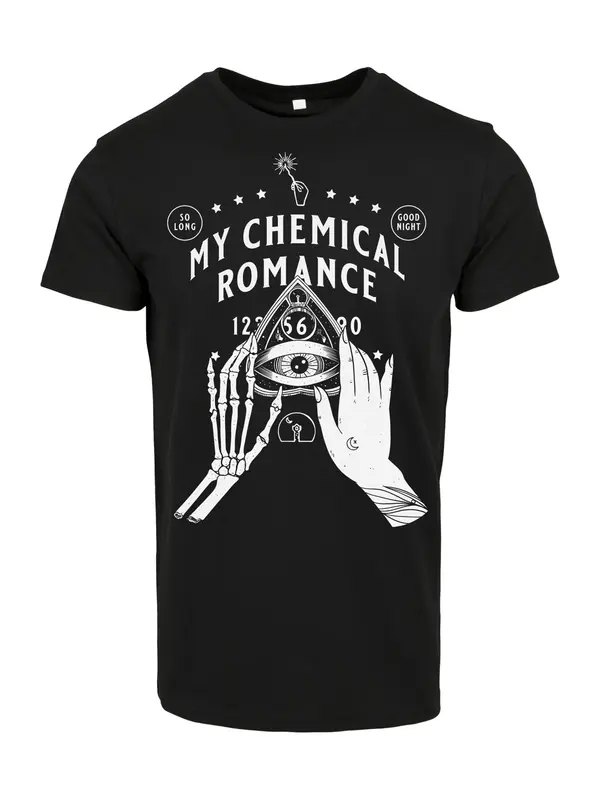 Mister Tee Mister Tee Majica 'My Chemical Romance Pyramid'  črna / bela